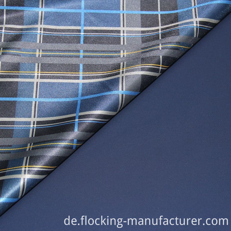 Polyester Memory Fabric Compound with Printed Knitting Fabric for Jacket